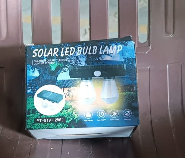 Solar Double LED Bulb Lamp YT-819- 2W (1 Pc) Solar Double LED Bulb Lamp YT-819- 2W (1 Pc)